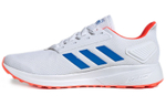 Adidas Duramo 9 lace-up casual commuter fabric shock absorption non-slip wear-resistant low-cut casual running shoes men's white blue orange