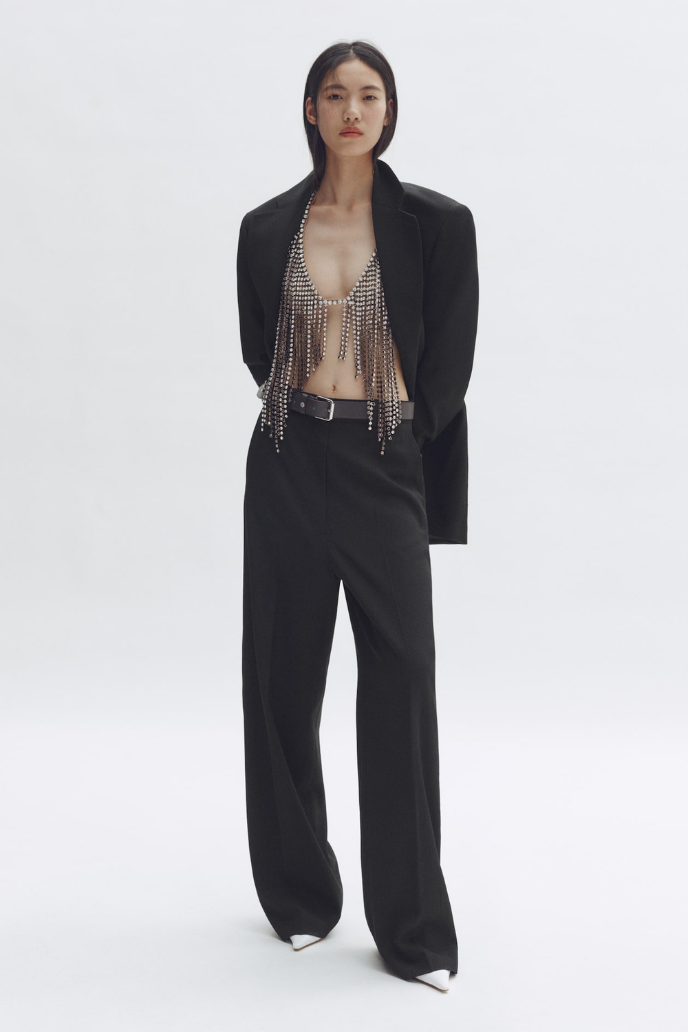 H&M - Stella McCartney Шерстяные классические брюки, черный