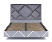 Кровать 1.8 "Ализе" серая серебро