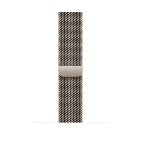 Ремешок Apple Watch 46mm Stainless Steel Natural Milanese Loop - M/L