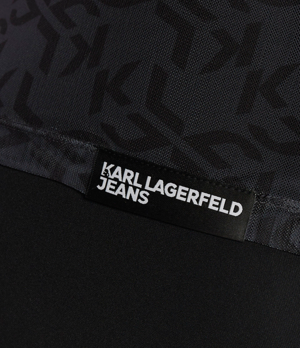 Блузка klj lslv Karl Lagerfeld Jeans - графитовый(240J1709)