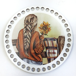 Донышко Принт Девушки-Осень 15см Дизайн в ассортименте