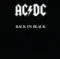 AC/DC – Back In Black LP