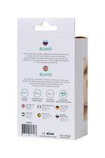 Мятная анальная вибровтулка Bland - 12 см. (Цвет: мятный)