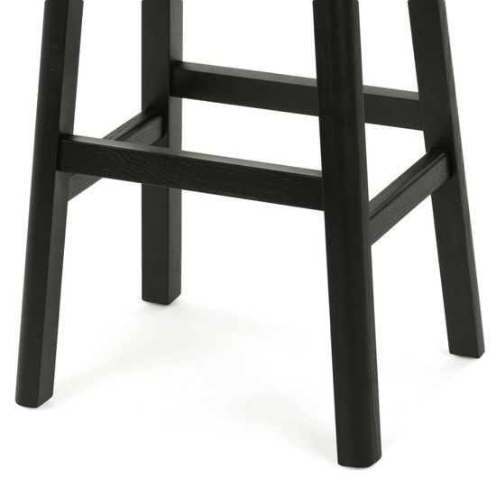 Барный стул Sedate черное дерево 