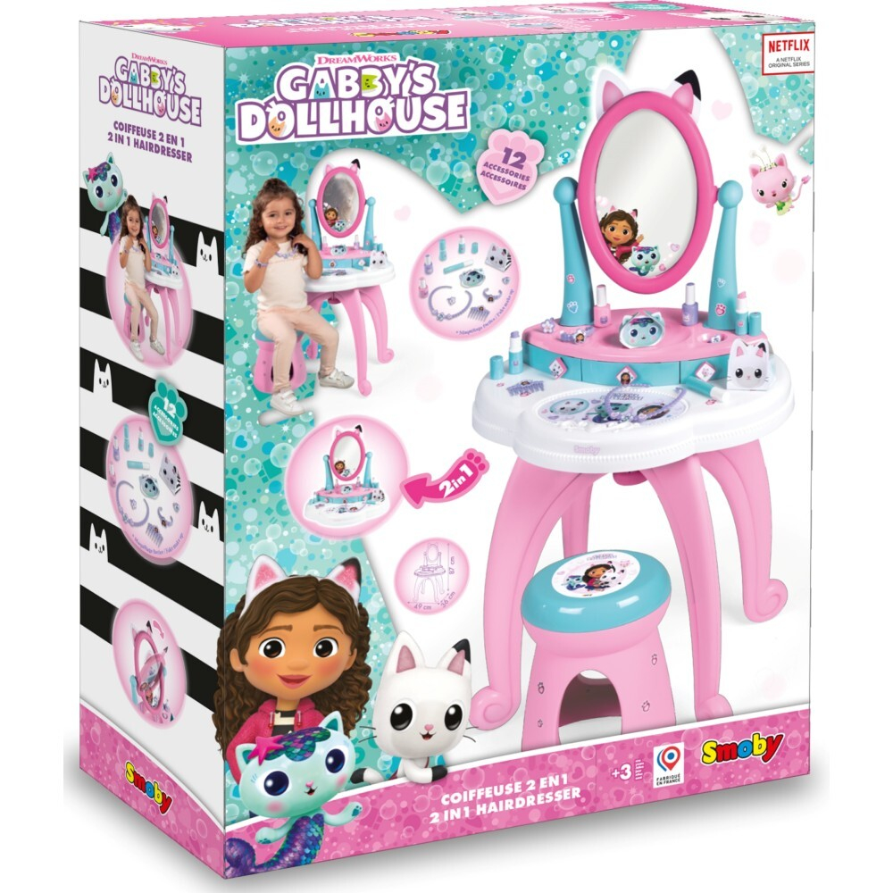 Smoby Gabi Cat House - Туалет и кресло 2-в-1 + 12 аксессуаров 320254 / артикул   320254  / GTIN 3032163202547