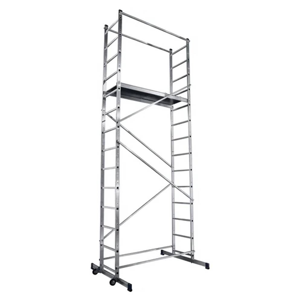 Вышка-тура алюминиевая Алюмет 2х8 ступеней (ВТ81608020)