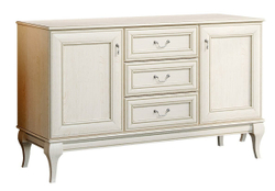 Комод Стефани -3.2, дуб белый