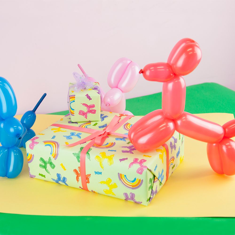 Упаковочная бумага (0,7*1 м) Собачки ШДМ, 10 шт.