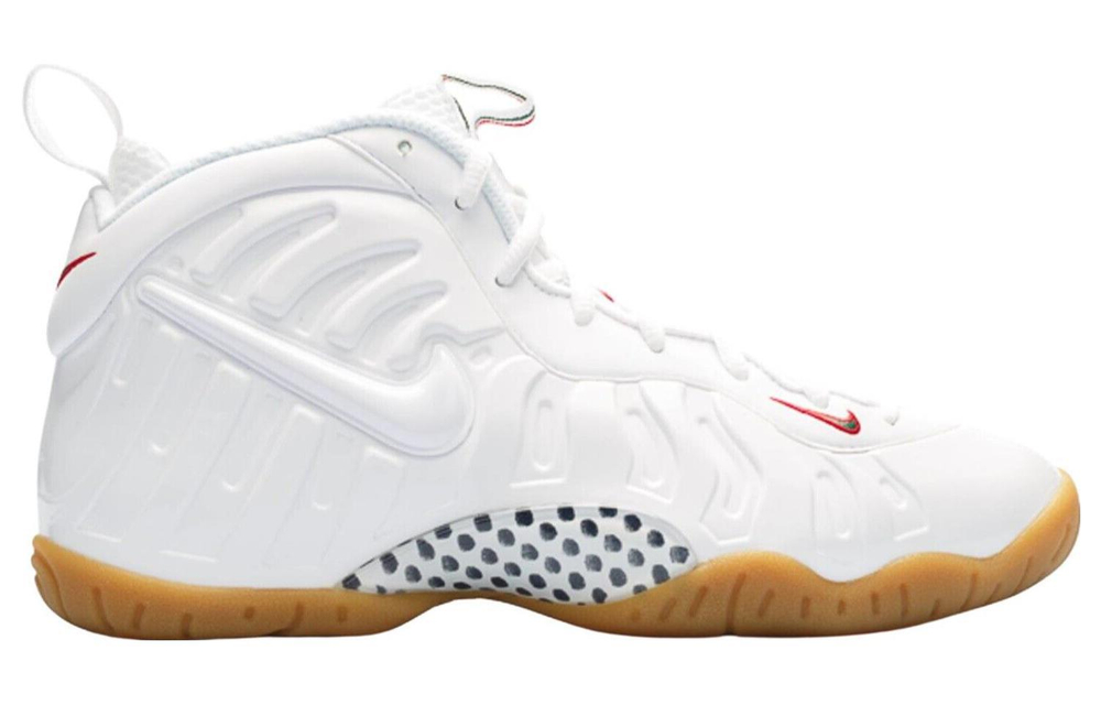 Nike Foamposite Pro Air White Gucci White Gucci bubble bubble Mid-top retro basketball shoes women's White