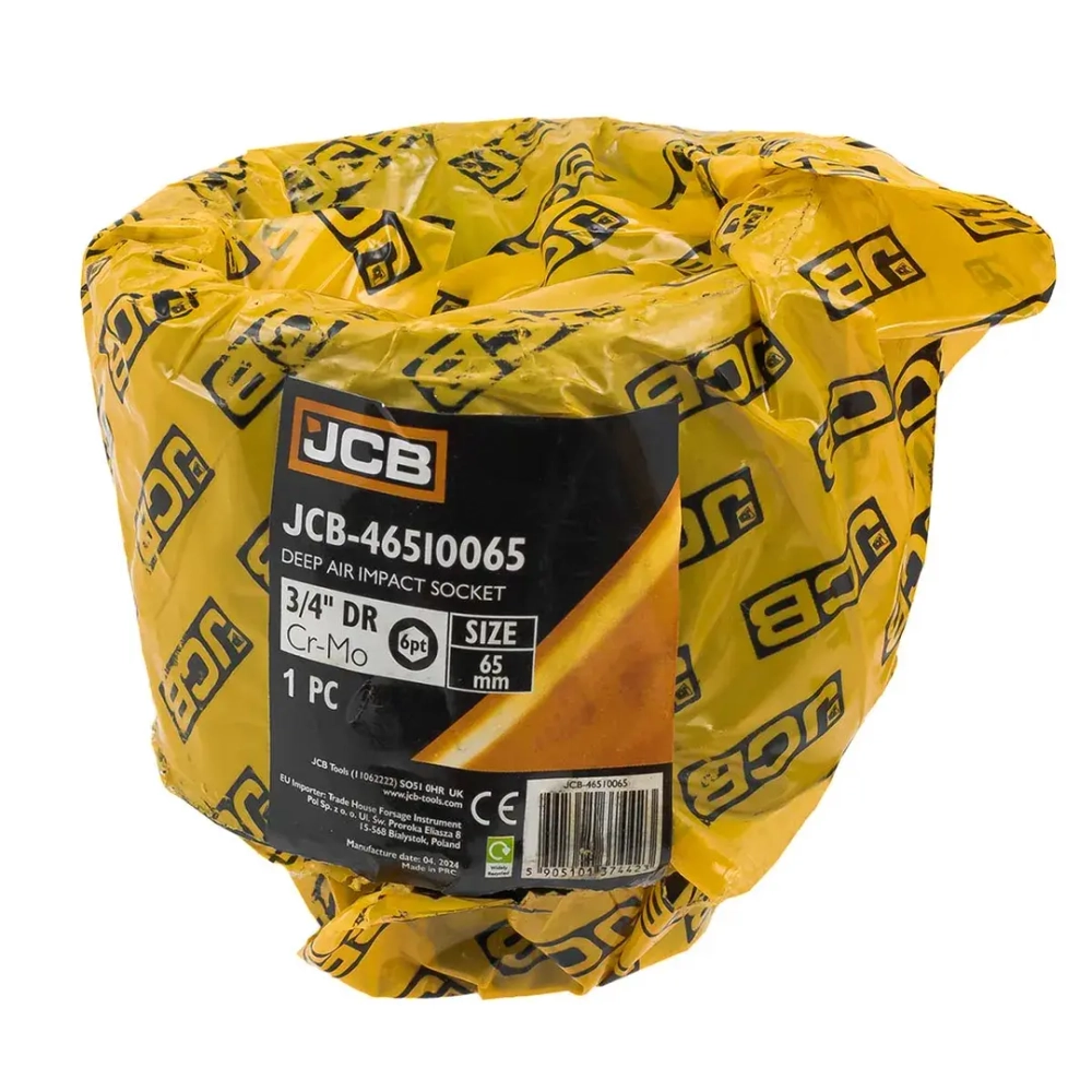 Головка ударная глубокая 65мм (6гр.), 3/4'' JCB JCB-46510065