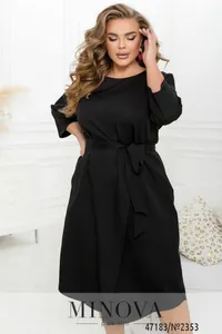 Платье 2353-черный Minova