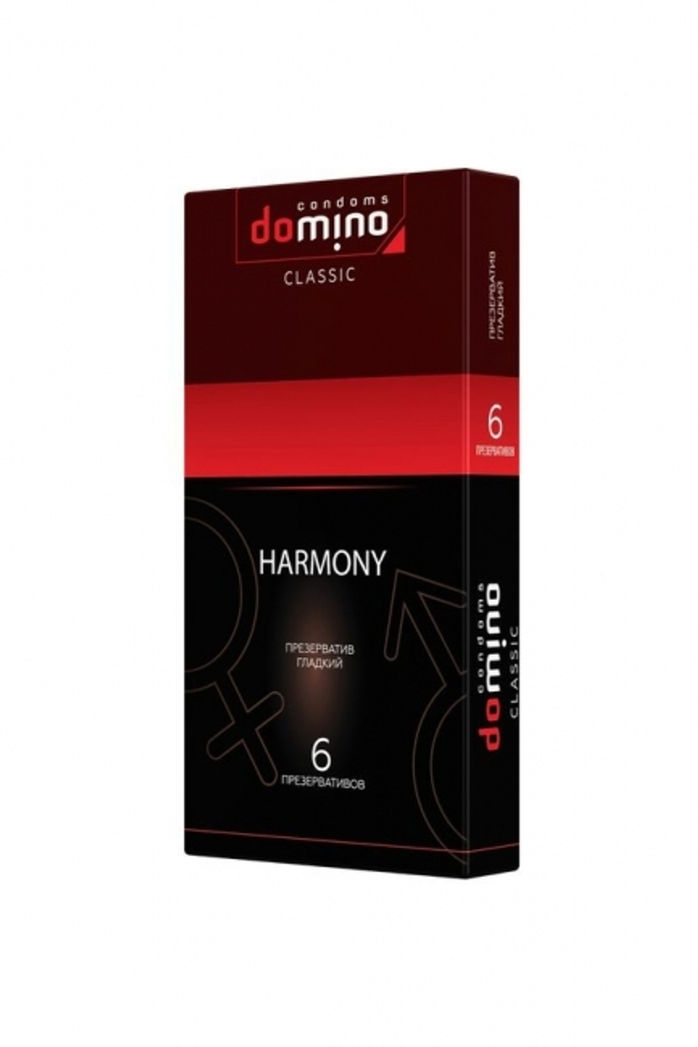 Презервативы Domino, harmony, 18 см, 5,2 см, 6 шт. (Цвет: прозрачный)