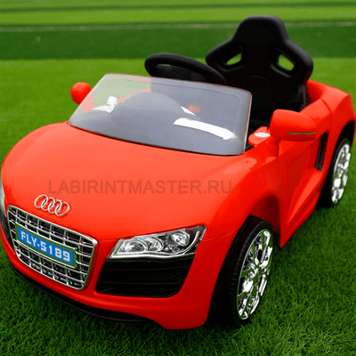Детский электромобиль "Audi FLY-5189" красный