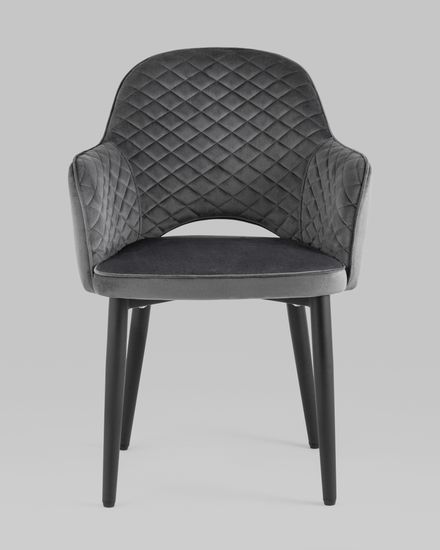 Стул Венера диамант NEW, велюр серый NP