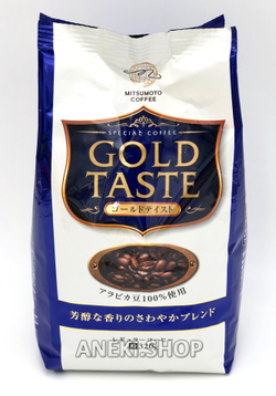 Кофе молотый жареный среднего помола мягкого вкуса 320 г Gold Taste MitsuMotoCoffee