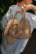 OLIVIA MINI бежевая - небольшие дефекты замши 10