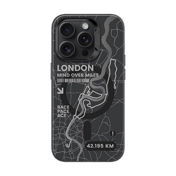 Чехол Benks Magnetic City Case для iPhone 16 Pro 6.3&quot; принт London