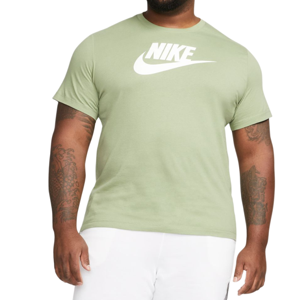 Мужская теннисная футболка Nike Sportswear T-Shirt Icon Futura - oil green