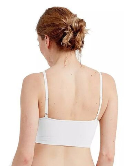 Бюстгальтер-топ Eco-wear на тонких бретелях (Размер: XL) (Цвет: белый)