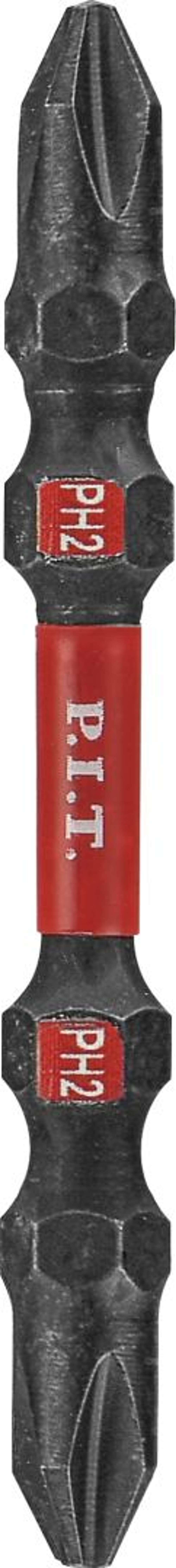 Бита двусторонняя P.I.T. PH2-PH2x65 мм(ASDR03-065A)