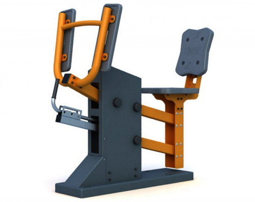 Уличный тренажёр Жим ногами с изменяемой нагрузкой