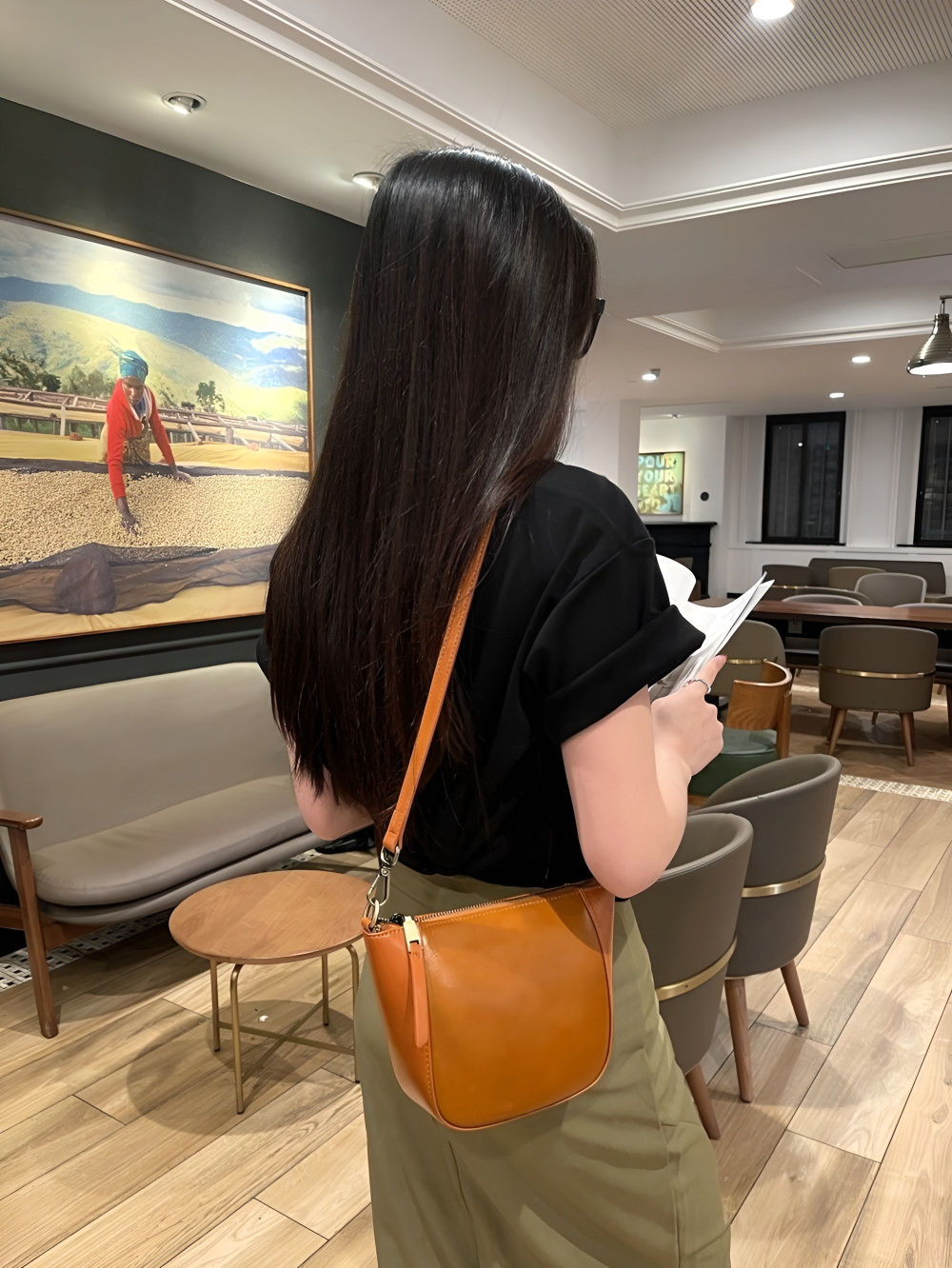 сумка женская натуральная кожа через плечо кросс боди маленькая