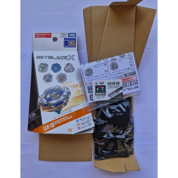 Волчок WeissTiger 4-80LR UX18.06 Beyblade X Takara Tomy