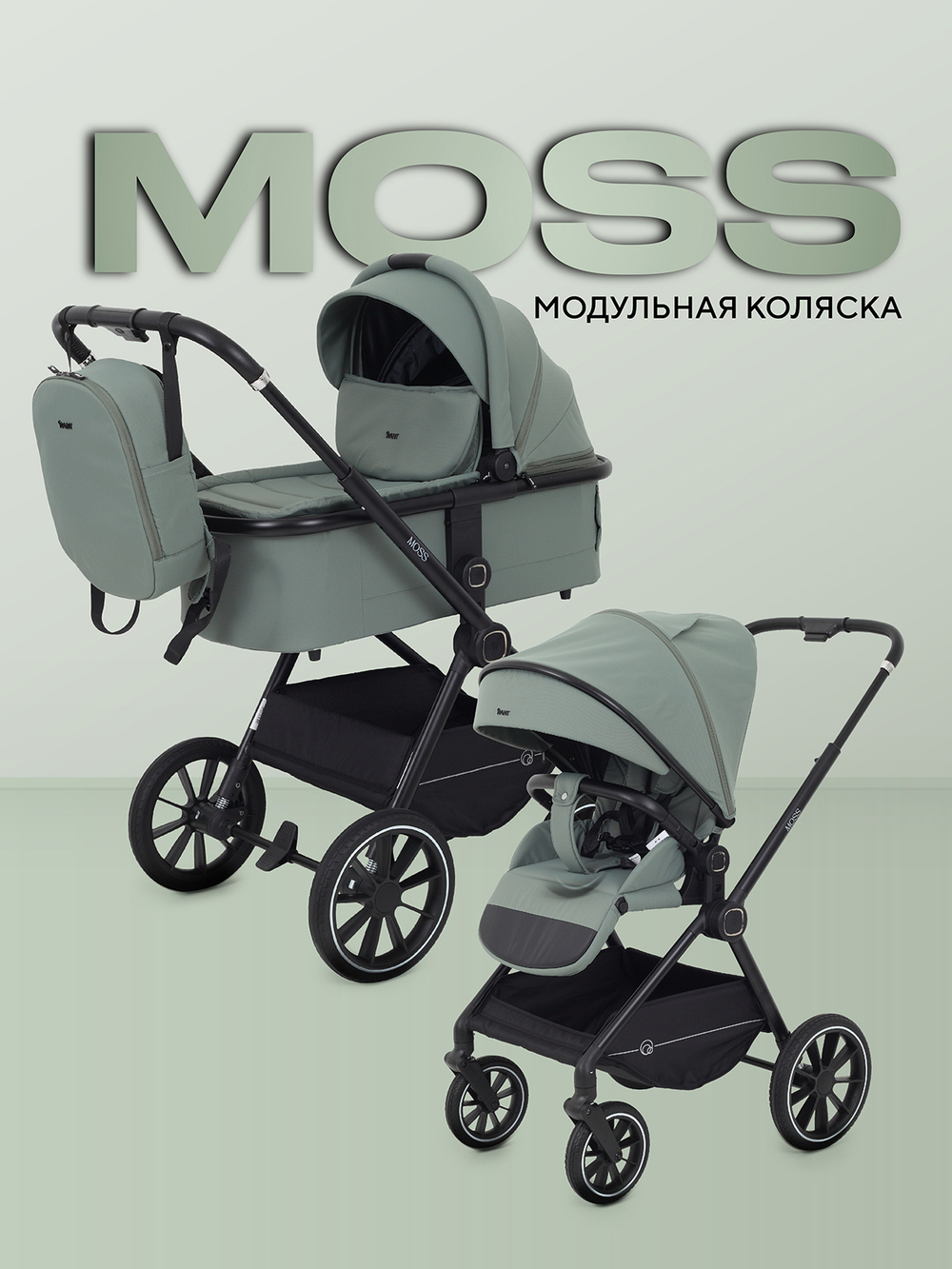 Коляска 2 в 1 Rant Moss 2025 RA321
