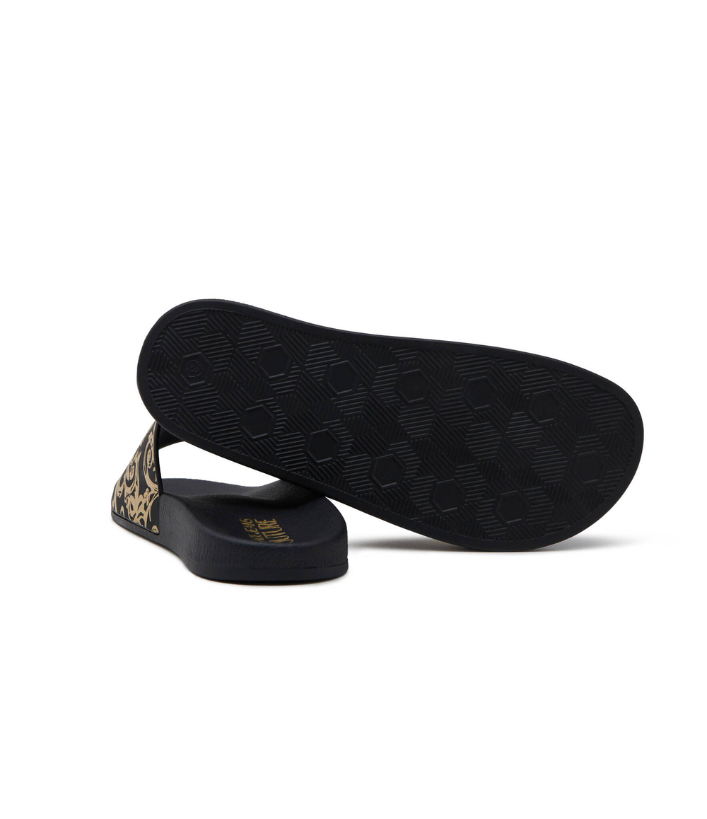 Шлепанцы Versace Jeans Couture - черный(76VA3SQ3ZS365)