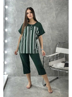 [m]Пижама женская бриджи+футболка КЖ00023 норма