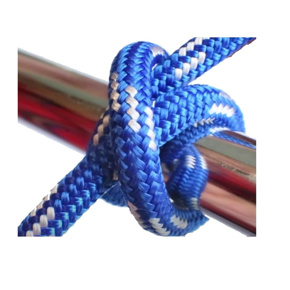 Шнур для яхт 12 мм, бело-синий,2200 кгс, 50 м, бухта