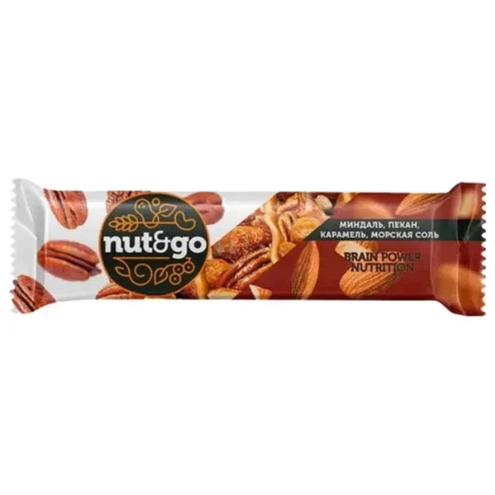 Батончик Nut go Миндаль и пекан 34 гр