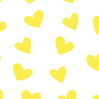Сердца желтого цвета