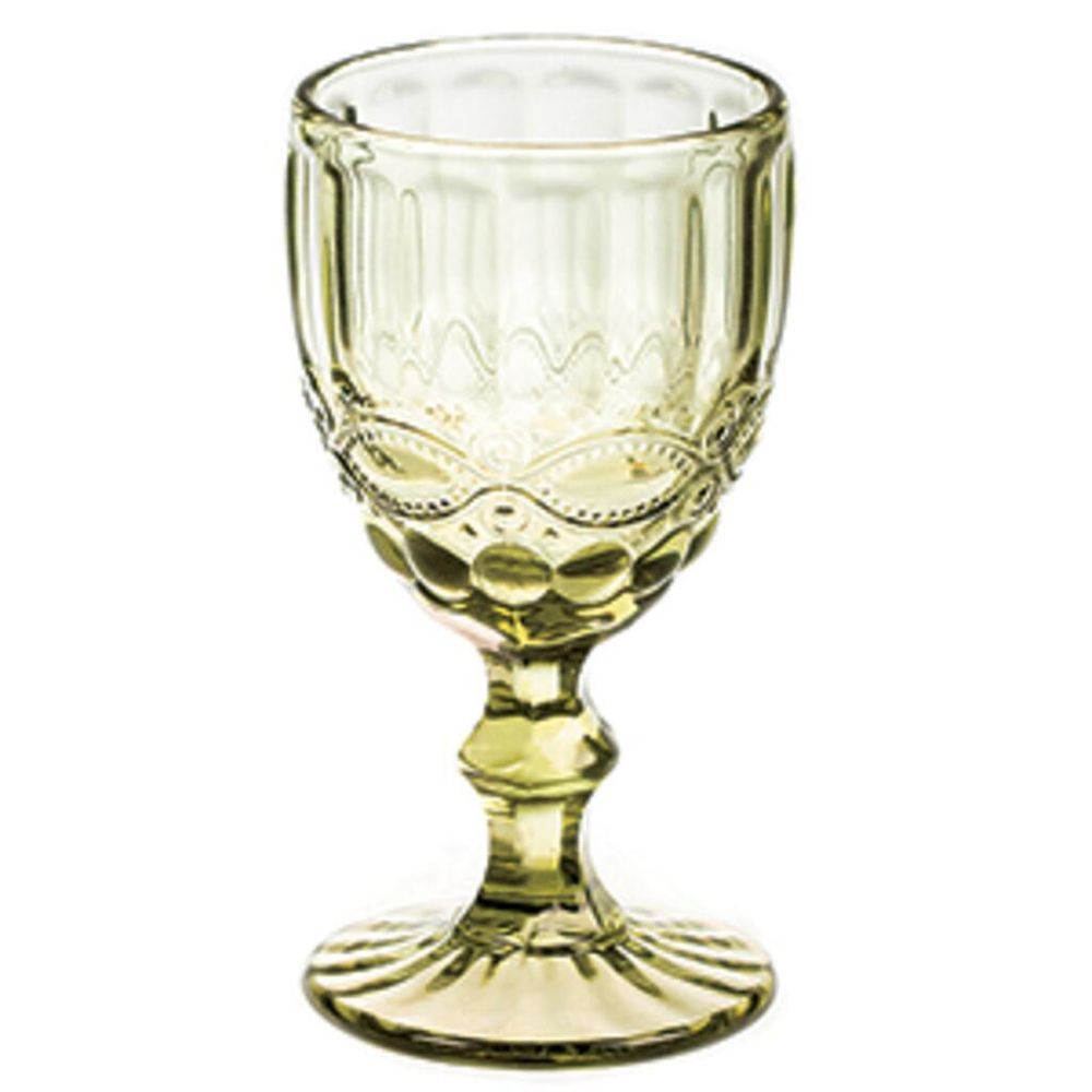 Бокал для вина 300 мл набор 6 шт. зеленый d 9 см h17 см   Proff Cuisine [1]