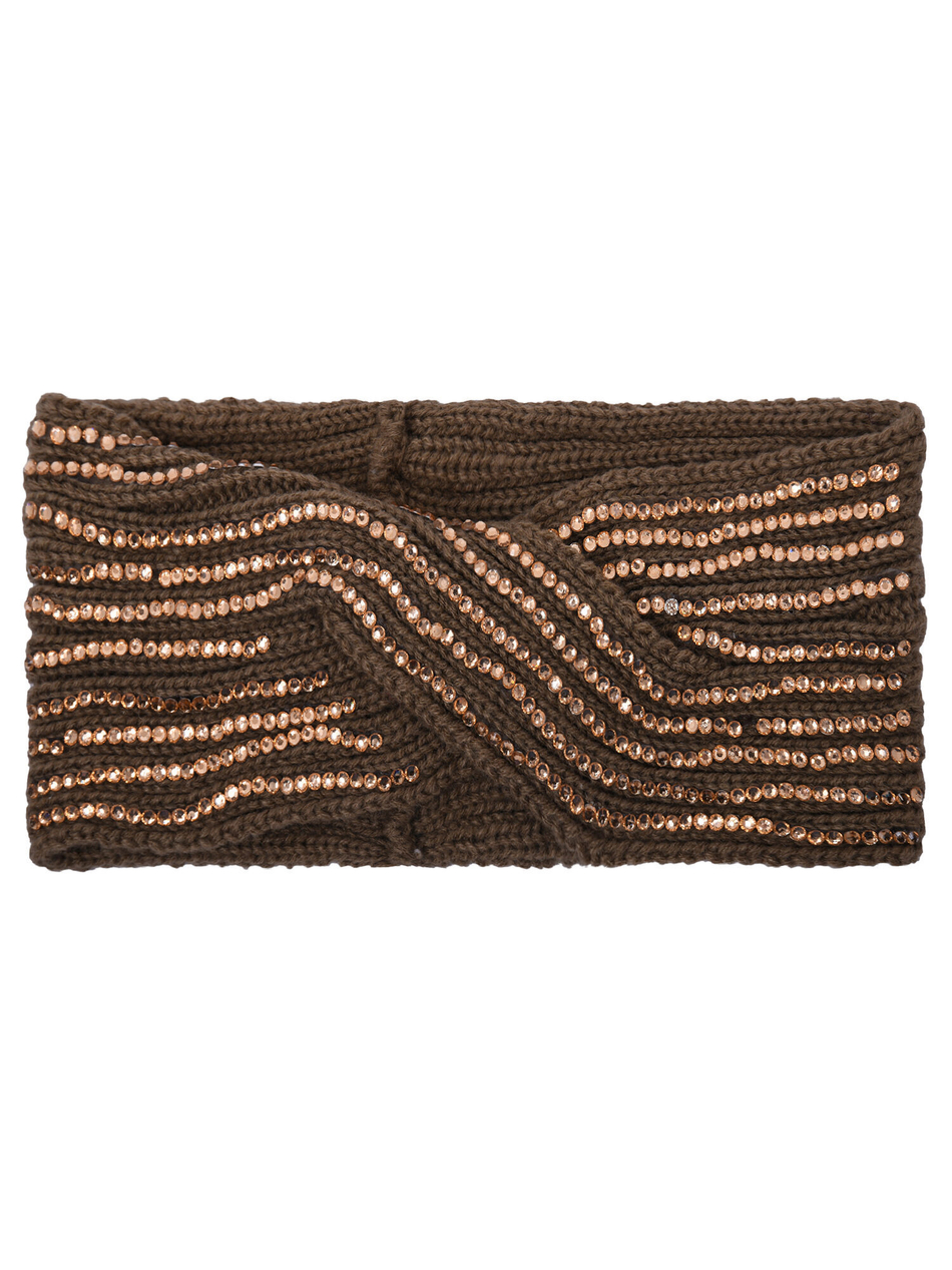 Повязка вязанная на голову