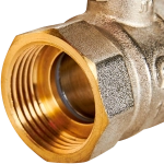 Кран шаровой полнопроходной ROMMER - 1" (ВР/НР, PN40, ручка-рычаг)