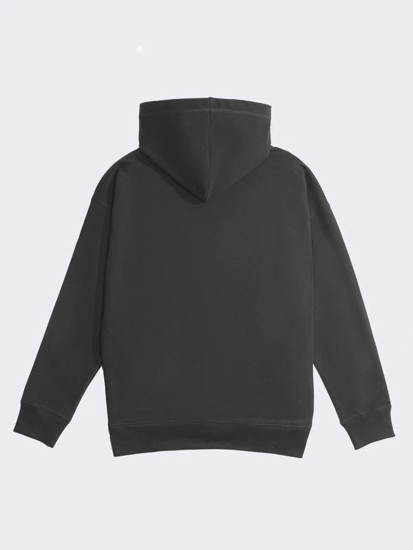 Худи Logo на молнии темно-серый - фото 2