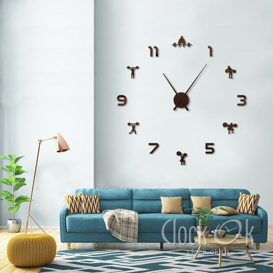 Настенные 3D часы Gym