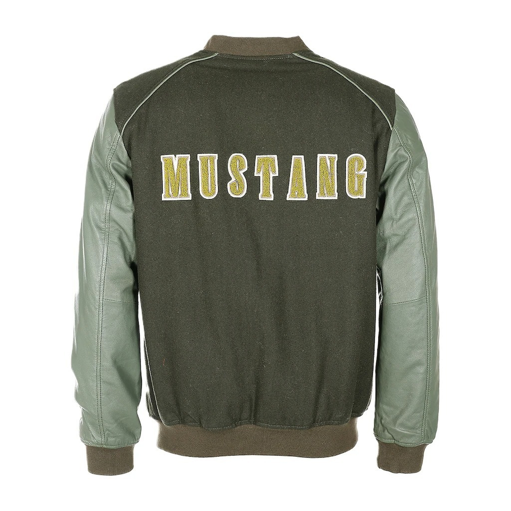 Куртка кожаная мужская MUSTANG men's college blouson