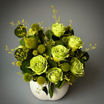 «Лайм» - композиция из стабилизированных цветов