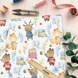 Ткань ниагара нежный, модный и свежий принт