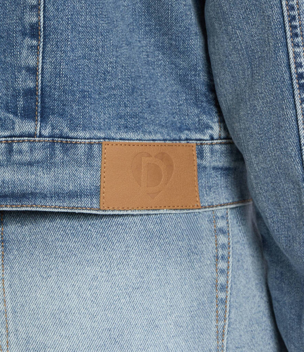 Джинсовая куртка CHAQ_FIONA Desigual - голубой(24SWED03)