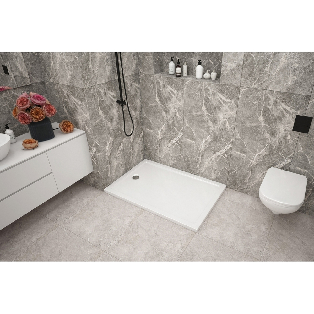 Поддон прямоугольный  1,2*0,8*0,02 "Universal PRO N"акрил d 90 (каркас+экран) выс.13 см