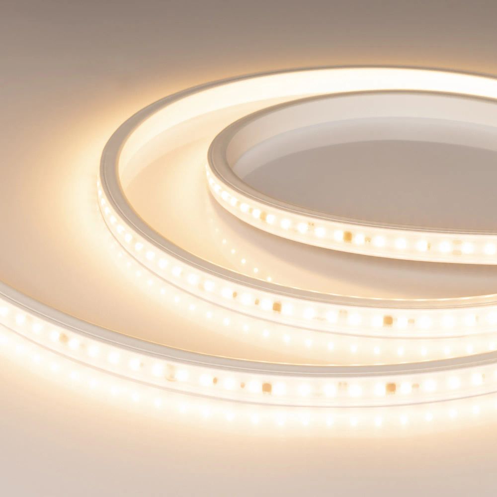 Светодиодная лента герметичная ARL-PV-A84-17mm 230V Warm3000 (14 W/m, IP65, FlickerFree, 30m) (Arlight, 5 лет) 054684