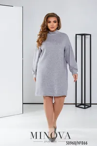 Платье 866-Серый Minova