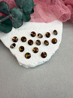 Риволь Rivoli 8 мм, Smoked topaz
