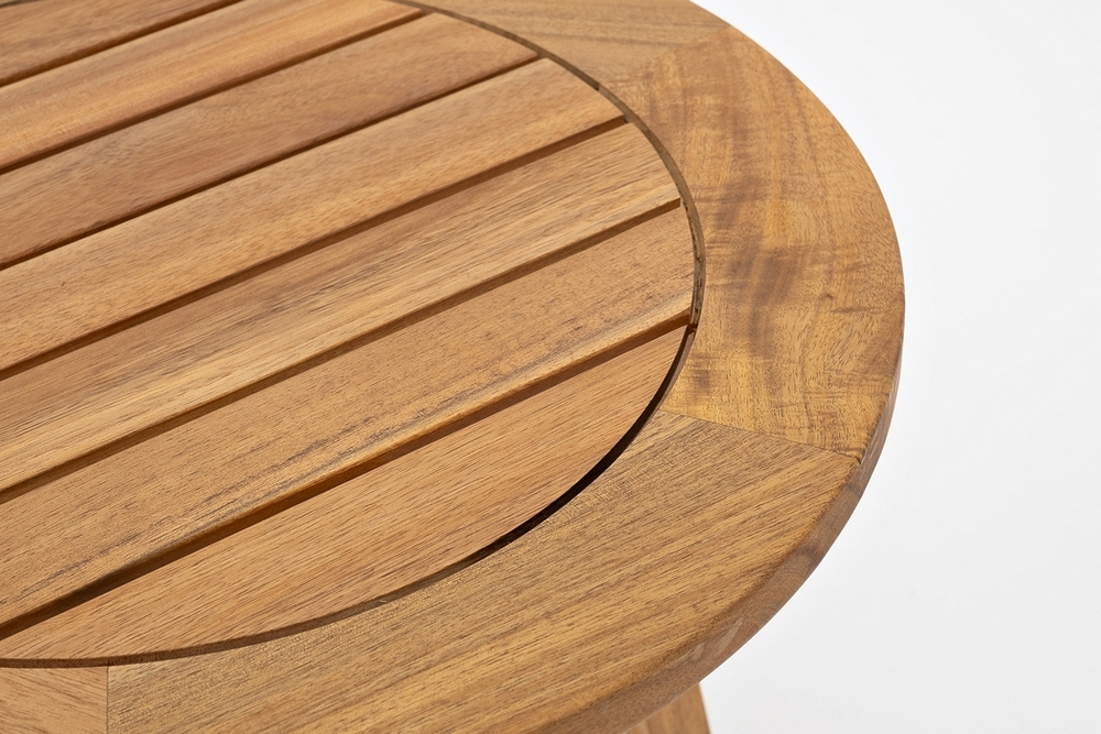 Стол садовый кофейный из акации ROUND