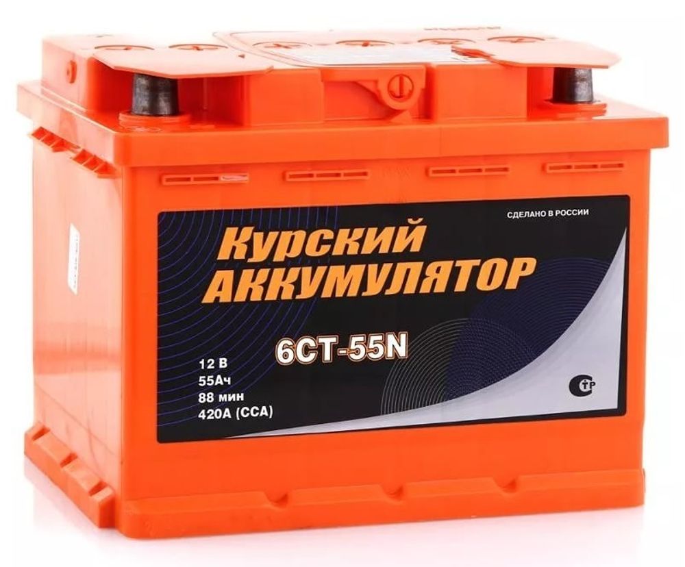 КЗА 6СТ- 55 аккумулятор