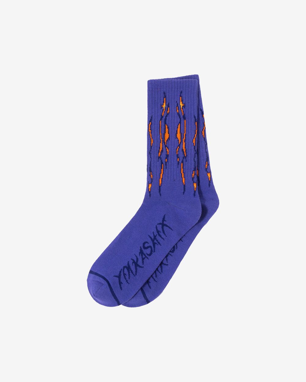 Носки YMKASHIX HELLCOME FIREDISE FIRE Фиолетовые